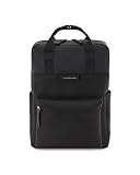 Kapten & Son Rucksack Bergen All Black 11 L | Rucksack Damen & Herren Schwarz | Tagesrucksack mit 13' Laptopfach | vegan & wasserabweisend
