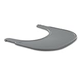 hauck Klickbrett Kompatibel mit Alpha+ & Beta+ Holzhochstuhl Alpha Click Tray, aus Recyceltem Material (GRS-zertifiziert), Schnelle Klickbefestigung am Hochstuhl, Einfach zu Reinigen (Grey)