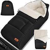 Kidiz® Babyfußsack Baby Fußsack Winterfußsack Babyschale mit...