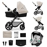 Kinderkraft MOOV 2 Kinderwagen 3 in 1 Kinderwagenset bis 22 kg mit...