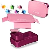 My Vesperbox – Mini Lite - Bento Box Kinder - Lunchbox - extrem robust – Brotdose – Brotbox ideal für Kindergarten und Schule (Rosa- Lila)