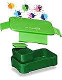 My Vesperbox – Mini Lite - Bento Box Kinder - Lunchbox - extrem robust – Brotdose – Brotbox ideal für Kindergarten und Schule (Grün)
