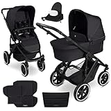 ABC Design Kinderwagen Salsa 5 Air Coal - 2in1 Kombi-Kinderwagen ab Geburt...