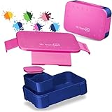 My Vesperbox – Mini Lite - Bento Box Kinder - Lunchbox - extrem robust – Brotdose – Brotbox ideal für Kindergarten und Schule (Lila - Blau)