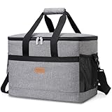 Lifewit 33L Kühltasche Picknicktasche Lunchtasche Mittagessen Tasche Thermotasche Isoliertasche für Lebensmitteltransport, Grau
