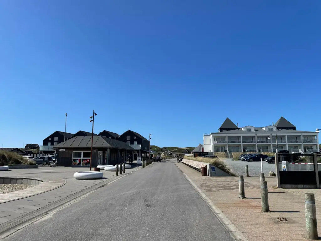 Søndervig Stadt in Richtung Strand