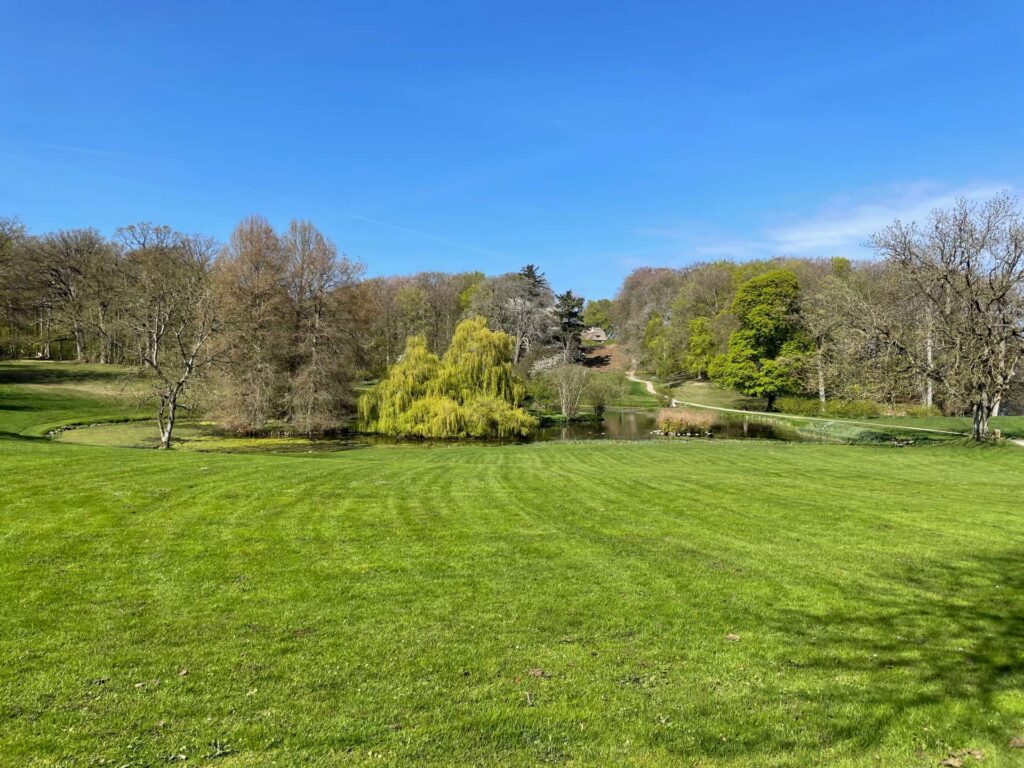 Liselund Schlosspark Gelände