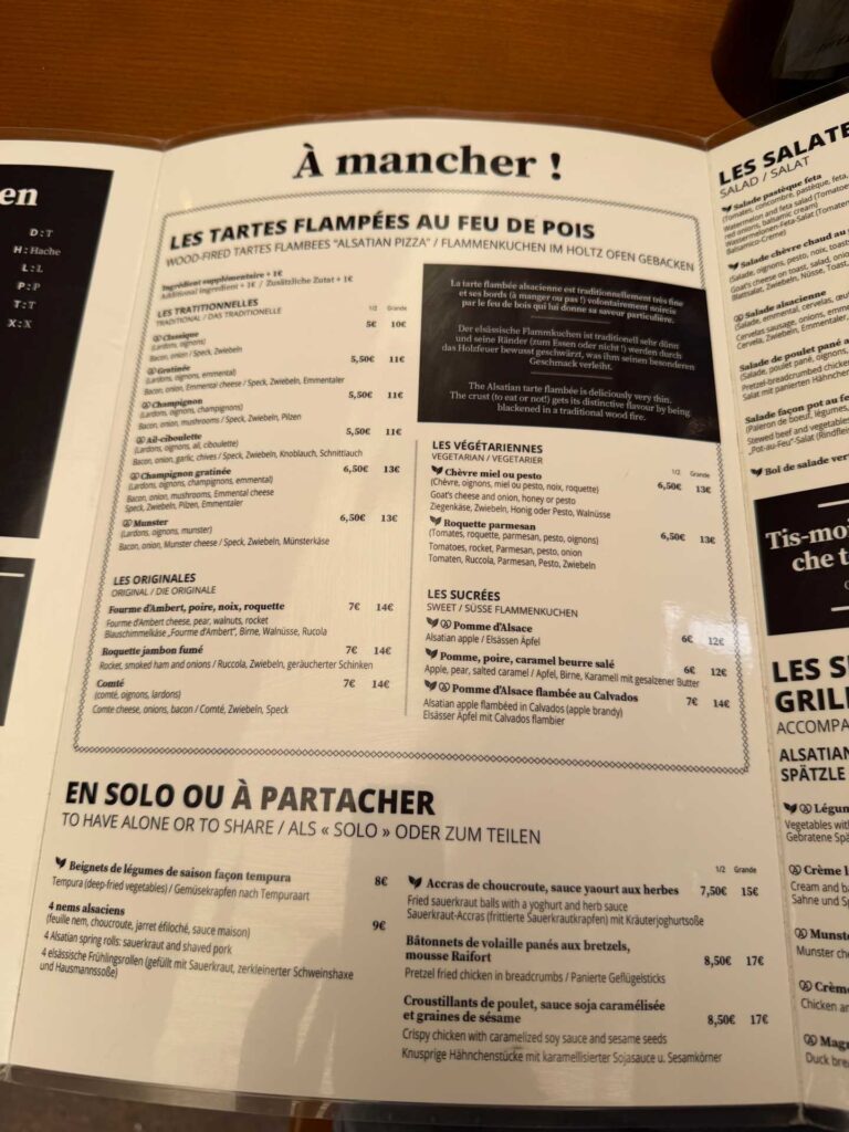 La Fignette Restaurant in Straßburg – Elsässische Küche