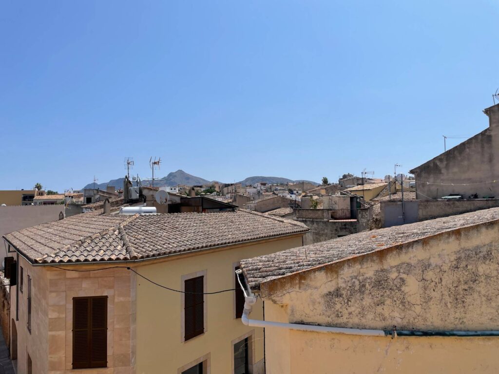 Blick von den Mauern auf Alcúdia