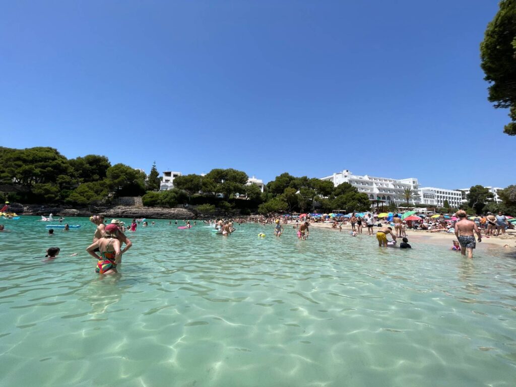 Cala Gran in Cala d’Or ist sehr beliebt